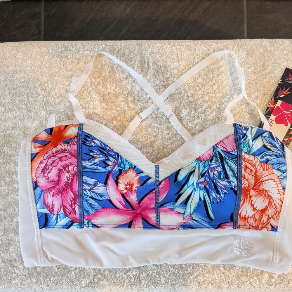 Hapari Floral Bikini Top